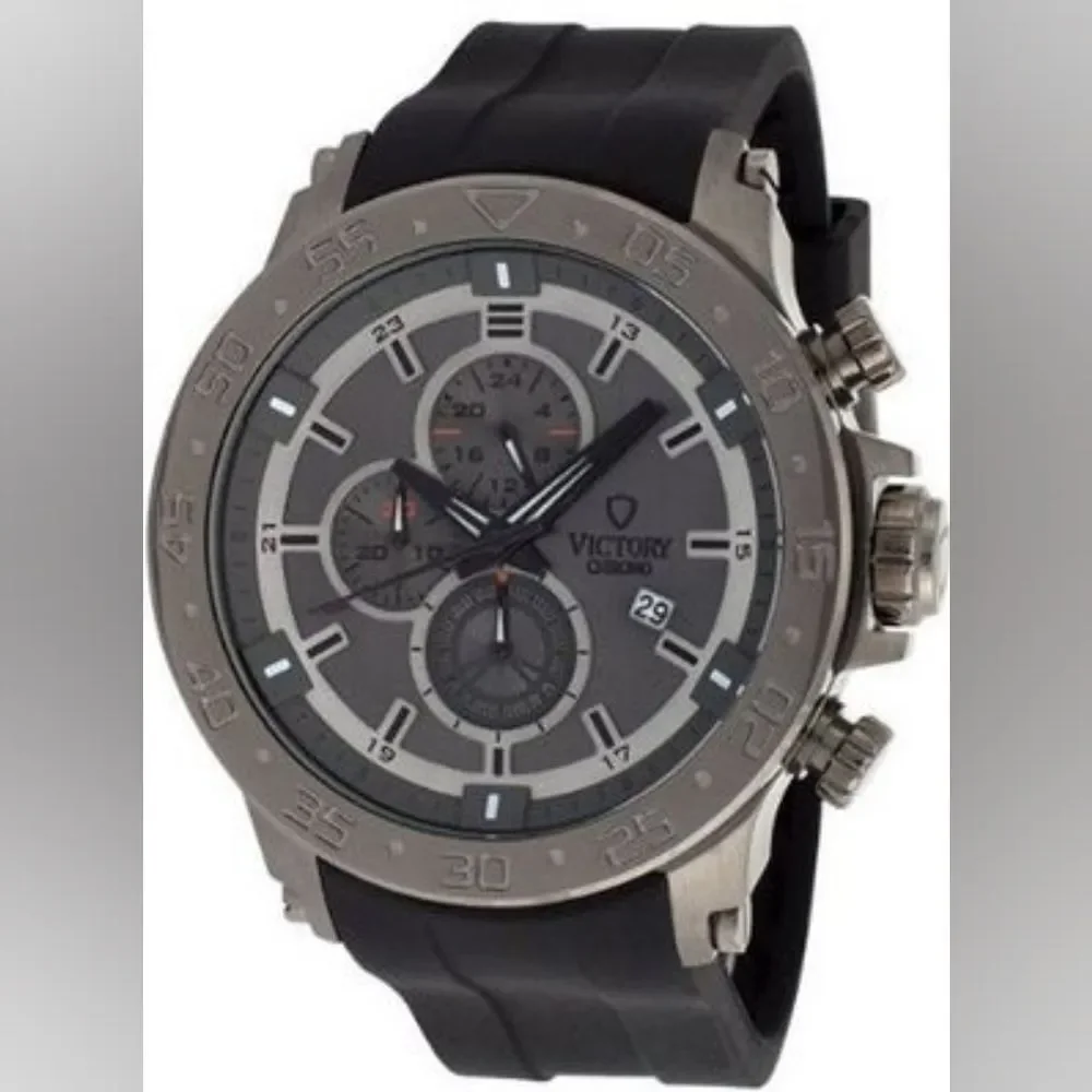 Victory Instruments‎ V-Force Chronograph Gun Metal Tactical 7614-GM Mens